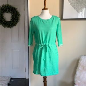 VENUS  light green cotton dress w/ pockets